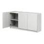 BUFFET 3 PORTAS 1,35 M X 39 CM VOXEL - FLANDRES - Foto 4