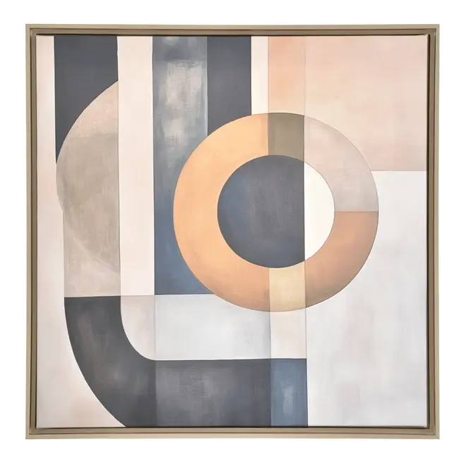 50 CM X 50 CM CYCLIC II - DOURADO/GALAXY BLUE - Foto 1