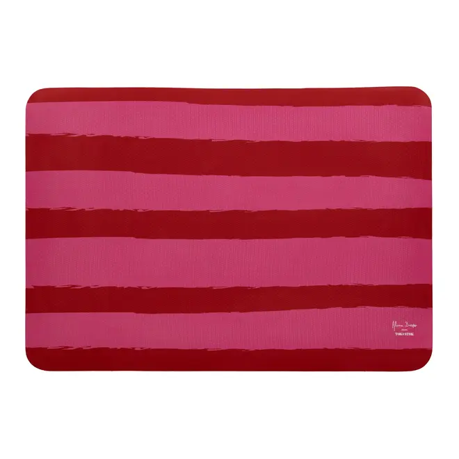 LUGAR AMERICANO 42 CM X 30 CM CAMINHOS DO SOL LIST - VERMELHO/MULTICOR - Foto 1
