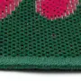 TAPETE 2 M X 2,50 M CAMINHOS DO SOL - VERDE/ROSA - Foto 5
