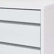 CÔMODA 5 GAVETAS 92 CM X 52 CM NIZE - BRANCO - Foto 10