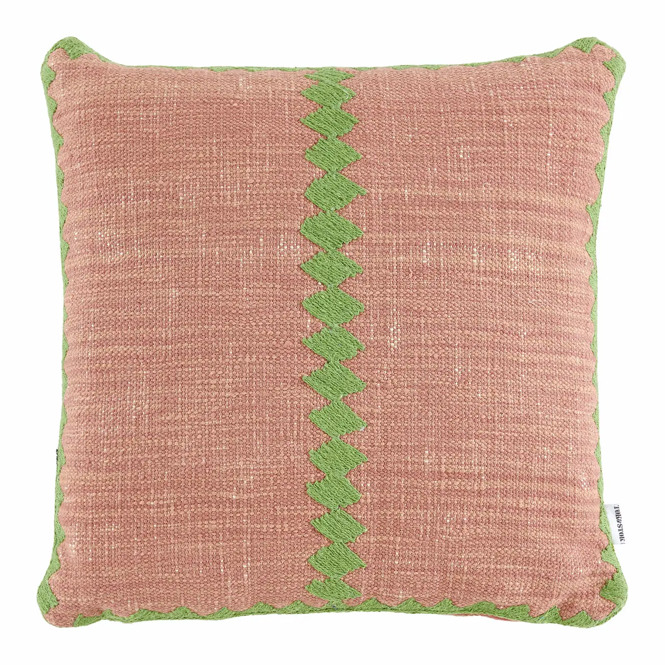 ALMOFADA 45 CM X 45 CM SAWABONA - NOZ MOSCADA/RELVA - Foto 1