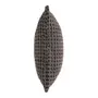 ALMOFADA 45 CM X 45 CM HABARI - PRETO/BEGE - Foto 3