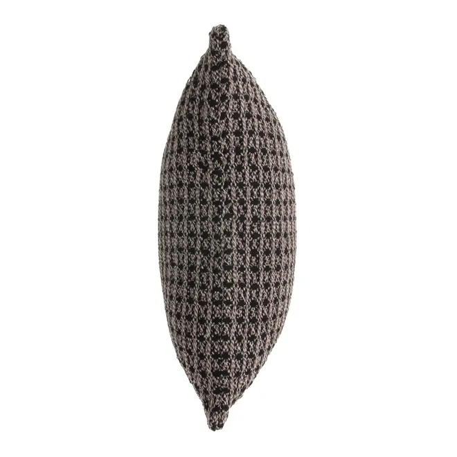 ALMOFADA 45 CM X 45 CM HABARI - PRETO/BEGE - Foto 3