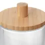 PORTA-ALGODÃO 12 CM BAMBOO - INCOLOR/BAMBU - Foto 4