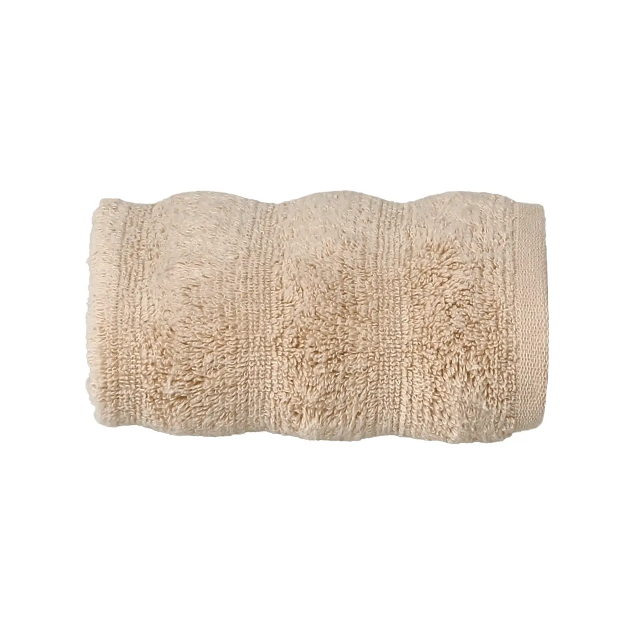 TOALHA DE LAVABO 50 CM X 30 CM UNDULANT - AREIA - Foto 2