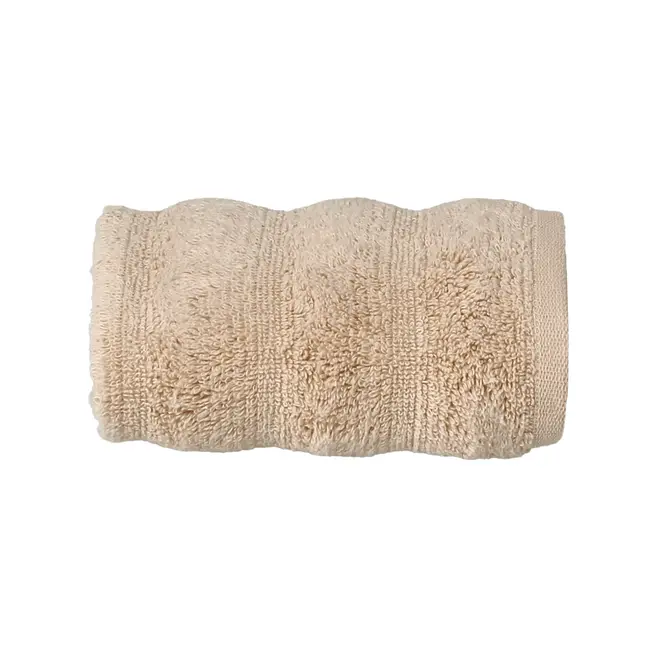 TOALHA DE LAVABO 50 CM X 30 CM UNDULANT - AREIA - Foto 2