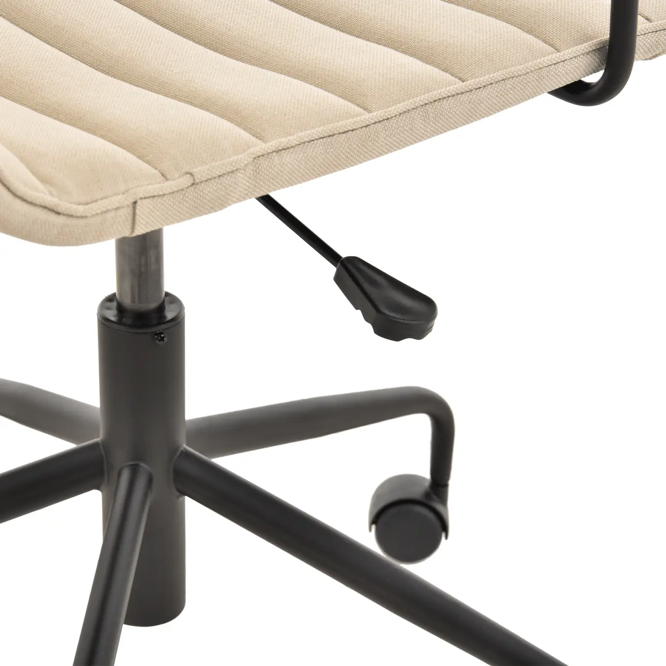 CADEIRA HOME OFFICE FENIKS - BEGE/PRETO - Foto 8
