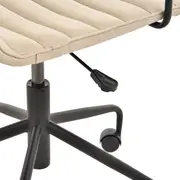 CADEIRA HOME OFFICE FENIKS - BEGE/PRETO - Foto 8
