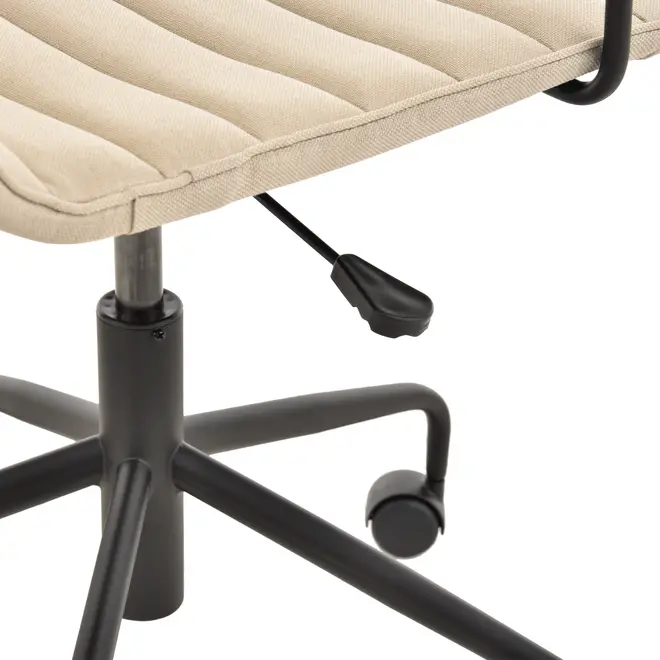 CADEIRA HOME OFFICE FENIKS - BEGE/PRETO - Foto 8