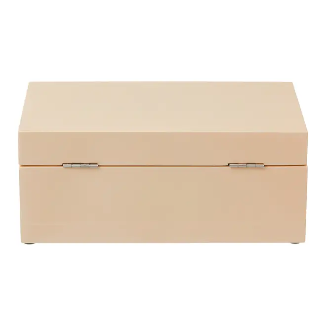 CAIXA 9 CM X 21 CM X 13 CM MINALLUM - AREIA/OURO - Foto 7