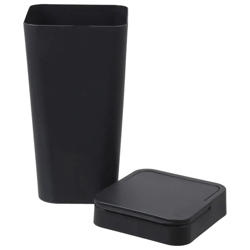 LIXEIRA 15 L FLAP - PRETO - Foto 6