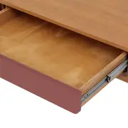 ESCRIVANINHA 2 GAVETAS 1,36 M X 60 CM ANTÚRIO - MACCHIATO/RODONITA - Foto 11