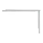 BASE COMPL EST TRAB DUPL 120X130 - BRANCO - Foto 2