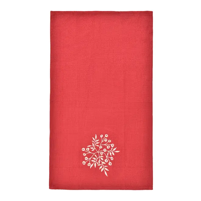 PANO DE PRATO COM 2 PEÇAS HOHO HOME - VERMELHO HINDU/ENGLISH GREEN - Foto 2