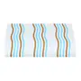 LENÇOL COM ELÁSTICO KING 1,93 M X 2,03 M X 40 CM MAR E TERRA - AZUL CLARO/BEGE - Foto 1