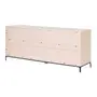 BUFFET 2 PORTAS/3 GAVETAS 1,80 M X 45 CM NASH - AREIA/PRETO - Foto 7