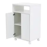 CARRINHO 2 PORTAS 55 CM X 42 CM PRÁTICA - BRANCO - Foto 5