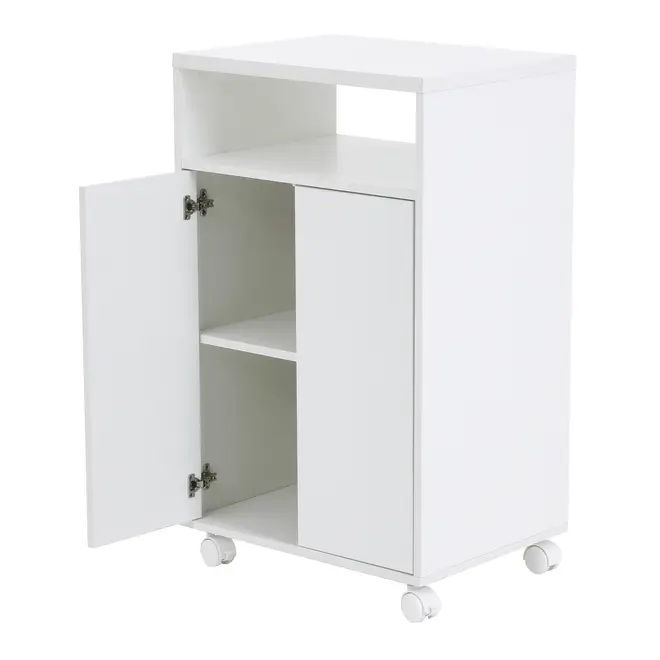 CARRINHO 2 PORTAS 55 CM X 42 CM PRÁTICA - BRANCO - Foto 5