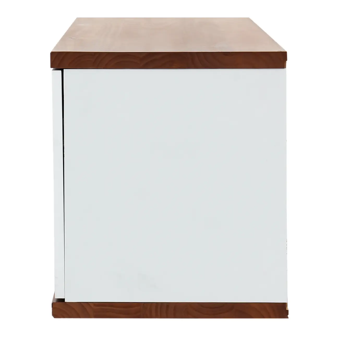 ARMÁRIO DE COZINHA AÉREO 1,20 M 1 PORTA BASCULANTE POAH - BRANCO/NOZES - Foto 5