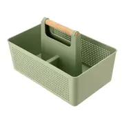 CESTO ORGANIZADOR C/ ALÇA 22 CM X 34 CM KEEPFULL - SÁLVIA/BAMBU - Foto 3