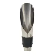 TAMPA BICO GARRAFA PIPE - INOX/PRETO - Foto 2