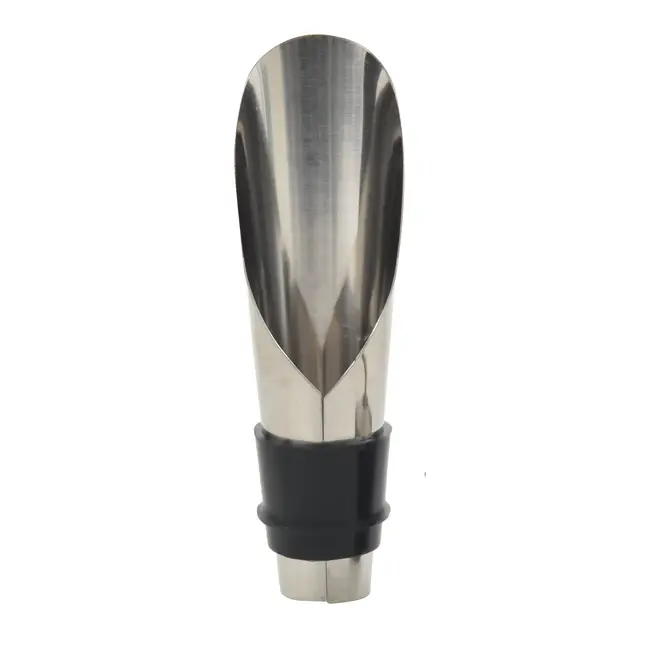 TAMPA BICO GARRAFA PIPE - INOX/PRETO - Foto 2