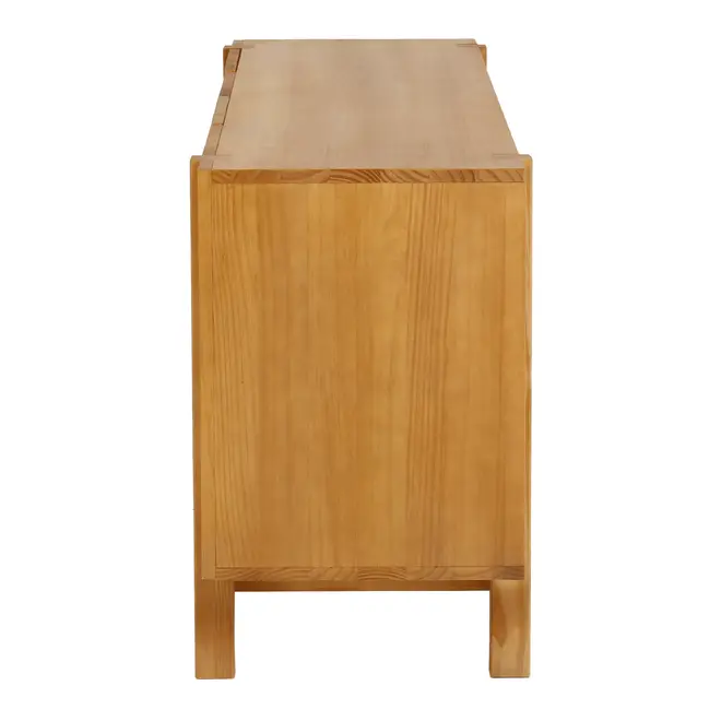 BUFFET 4 PORTAS 1,80 M X 45 CM OKIBO - AMÊNDOA - Foto 5