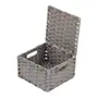 CESTO DOBRÁVEL 24 CM X 24 CM X 15 CM NID - CINZA PROVENCE - Foto 3