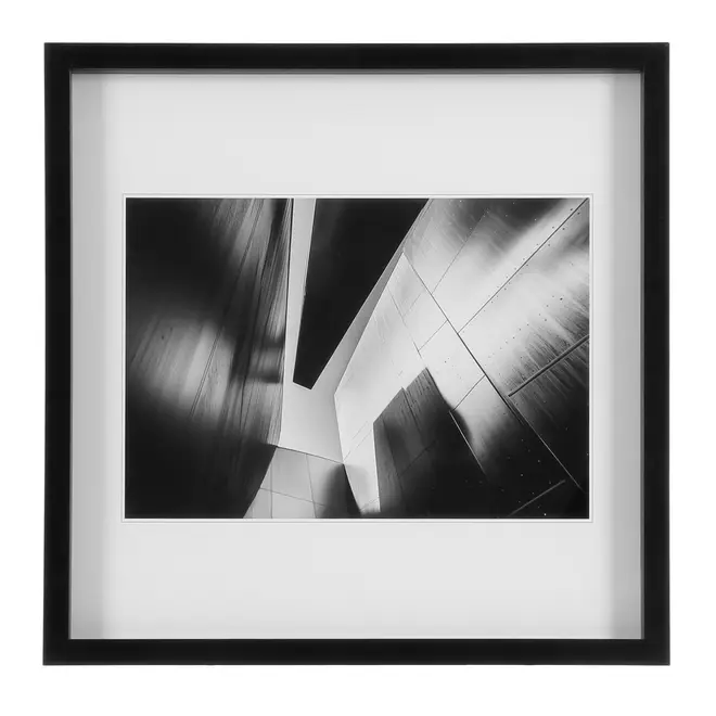 QUADRO 50 M X 50 CM VANGLE - PRETO/BRANCO - Foto 1