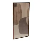 QUADRO 40 CM X 80 CM COMPOSÉ I - NOZES/MARROM - Foto 2