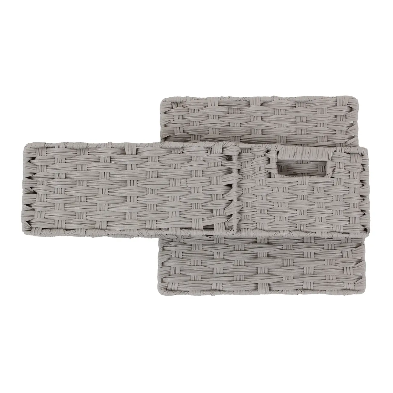 CESTO DOBRÁVEL 34 CM X 24 CM X 15 CM NID - CINZA PROVENCE - Foto 8