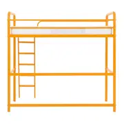 CAMA SISTEMA DE QUARTO INTEGRADO 88 CM COM ESTRUTURA PARA ESCRIVANINHA NEW LINK - SORBET DE MANGA - Foto 5
