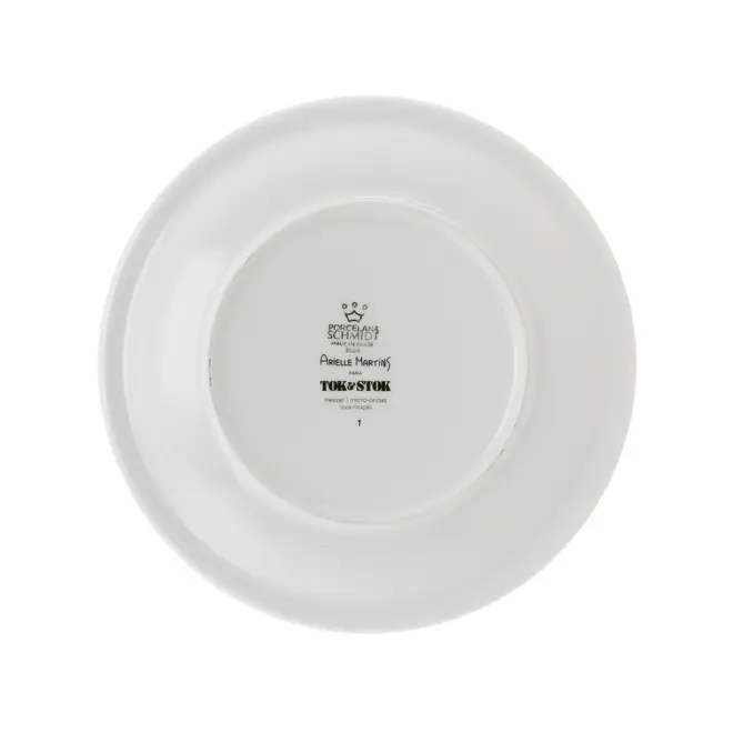 PRATO PARA SOBREMESA TEMPO DE COLHER - BRANCO/MULTICOR - Foto 3