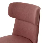 CADEIRA HOME OFFICE ZYGANA - OPALA ROSA/PRETO - Foto 10