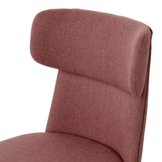 CADEIRA HOME OFFICE ZYGANA - OPALA ROSA/PRETO - Foto 10