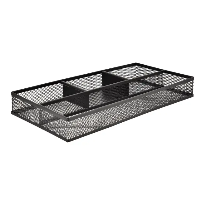 ORGANIZADOR DE GAVETA SHOW FLAT - PRETO - Foto 4