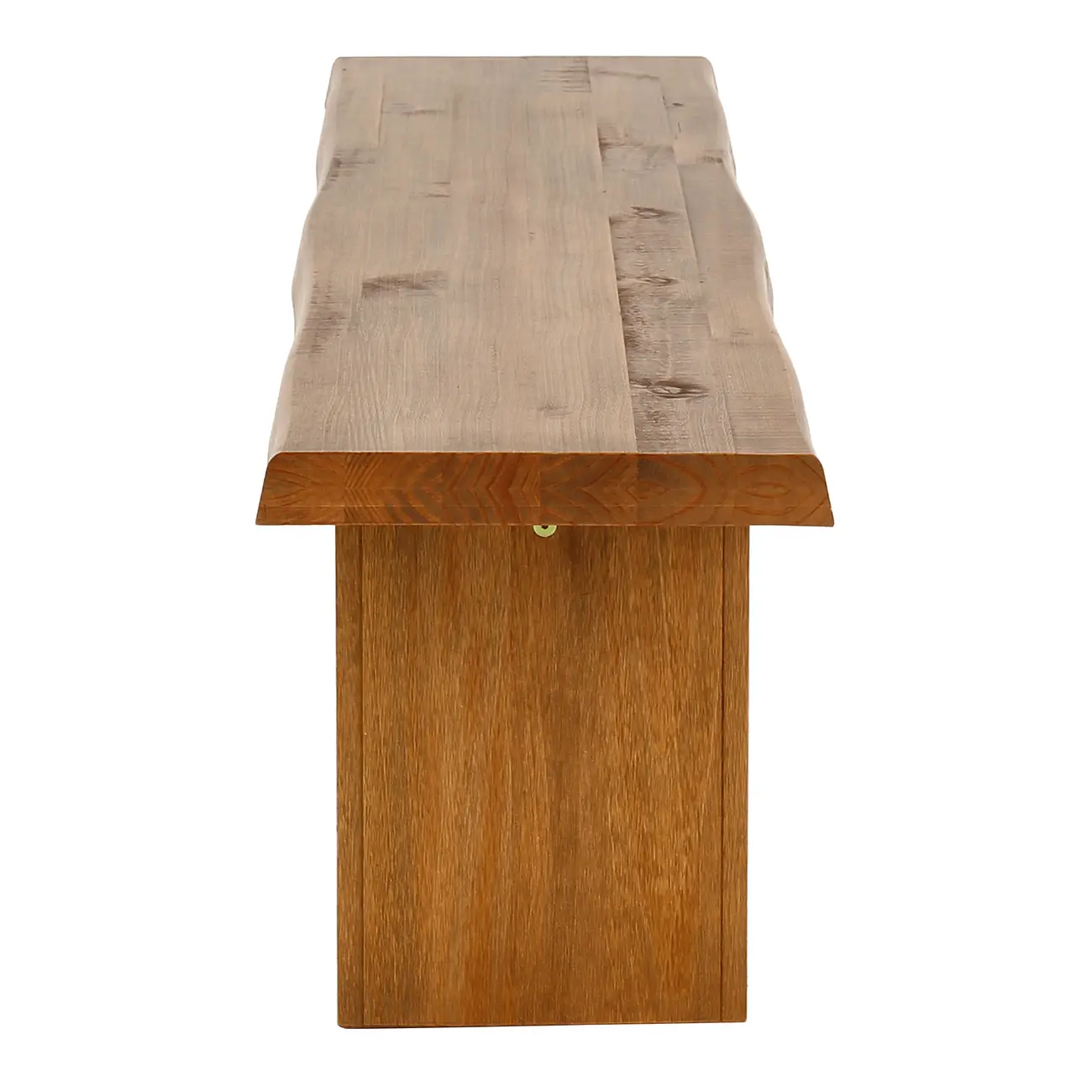 BANCO 4 LUGARES PLANK - AMÊNDOA RÚSTICA - Foto 3