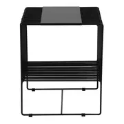 MESA LATERAL 40 CM X 42 CM TELMA - PRETO - Foto 3