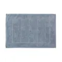 BLEU CENDRÉ - TOALHA DE PISO 70 CM X 48 CM DOUX AU TOUCHER