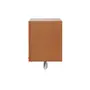 ARMÁRIO DE COZINHA AÉREO 80 CM 1 PORTA BASCULANTE GOURMET - NOZES/INCOLOR - Foto 3