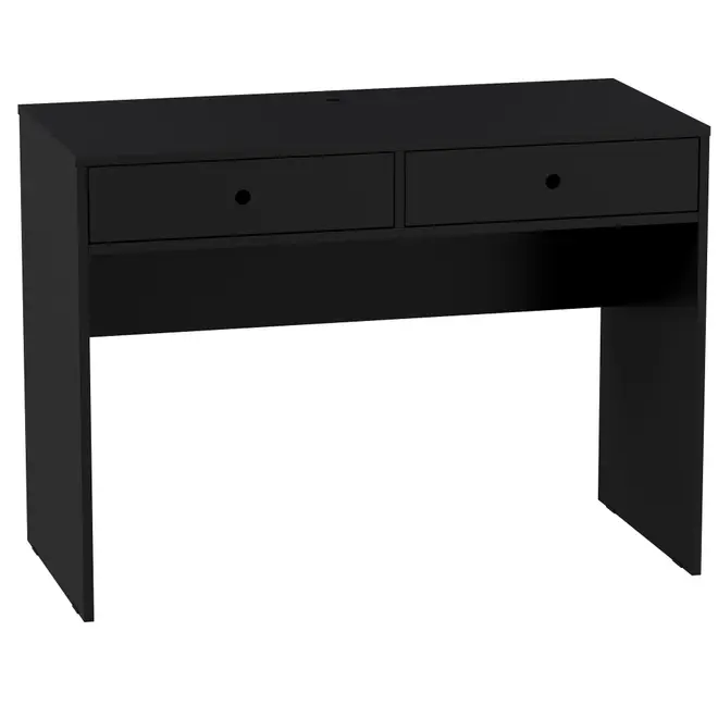ESCRIVANINHA 2 GAVETAS 1,03 M X 51 CM PRATY - PRETO - Foto 25