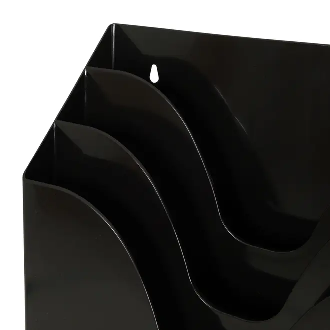 PORTA-REVISTAS PAREDE LAYERS - PRETO - Foto 5