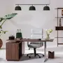 CADEIRA DE ESCRITÓRIO ALTA LAVORO - CARVALHO/BRANCO - Foto 8