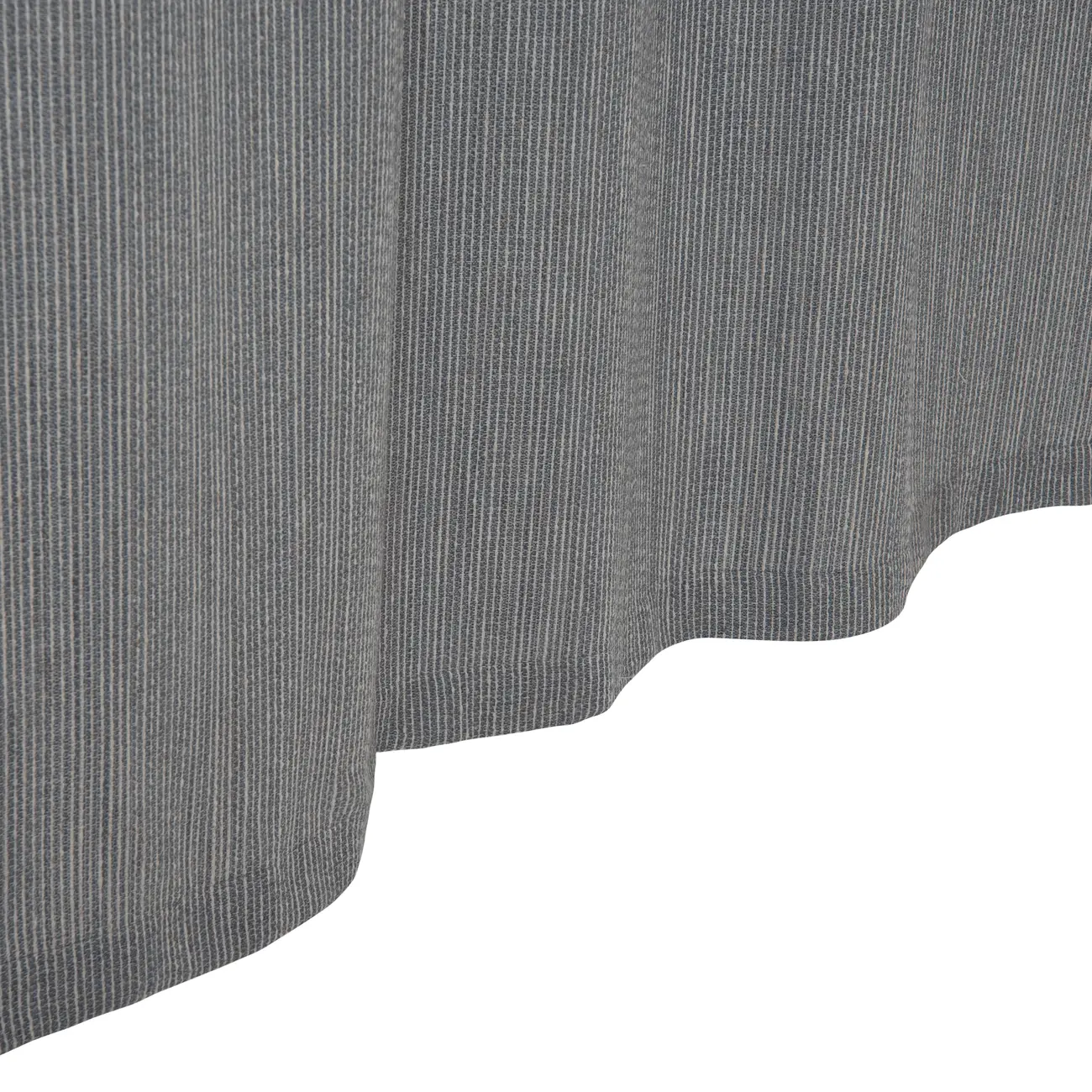 CORTINA 2 PEÇAS 1,30 M X 2,30 M RAYÉE - BLEU CENDRÉ/NATURAL - Foto 3