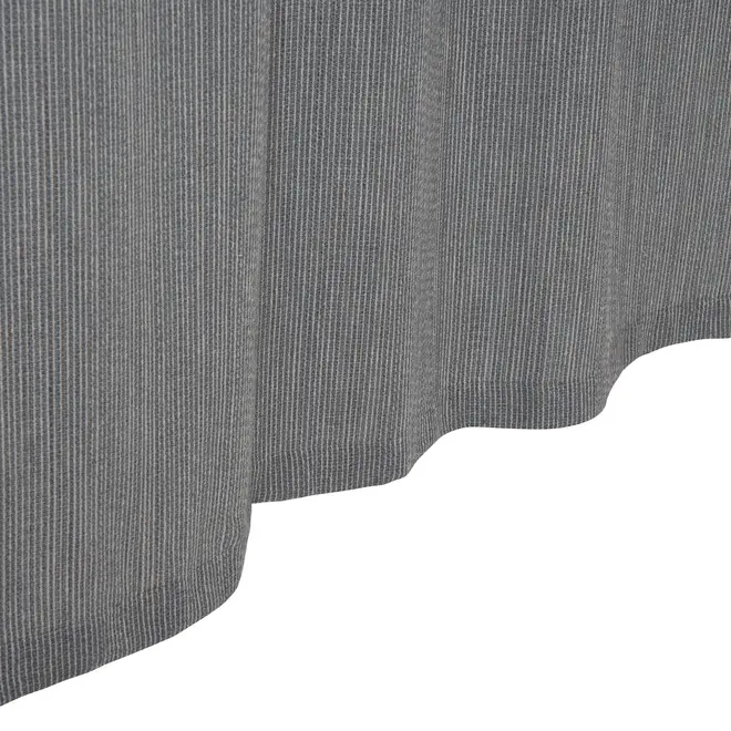 CORTINA 2 PEÇAS 1,30 M X 2,30 M RAYÉE - BLEU CENDRÉ/NATURAL - Foto 3