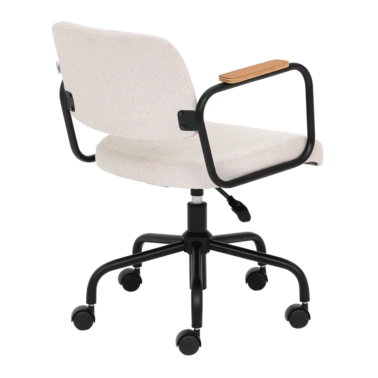 CADEIRA HOME OFFICE CARTE ELBOW - PRETO/CAMELO - Foto 5