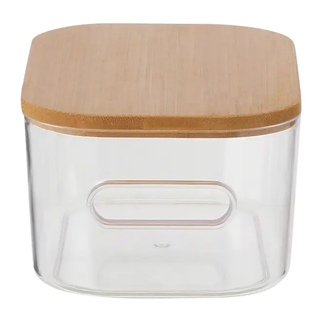 CAIXA 6 CM X 14 CM X 9 CM BAMBOO PRATIC - INCOLOR/BAMBU - Foto 3