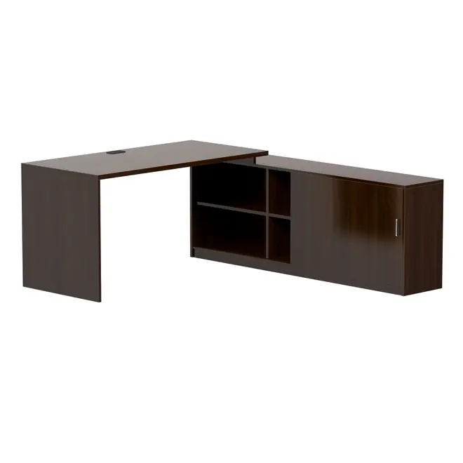 MESA COM BALCÃO 1 PORTA DE CORRER 1,80 M X 1,87 M BOSS - TABACO/TABACO - Foto 13