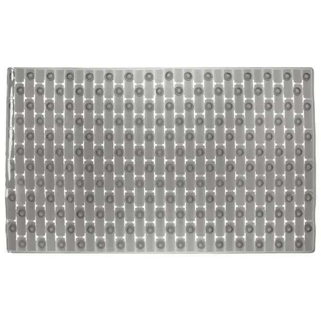 TAPETE PARA BOX 69 CM X 39 CM LADRILHOS - SMOKE - Foto 1